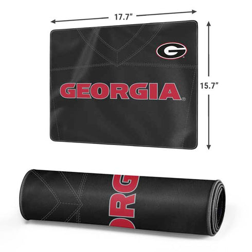 University of Georgia Black Jersey Gaming Mouse Pad