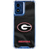 University of Georgia Black Jersey Moto G 5G (2024) Clear Case