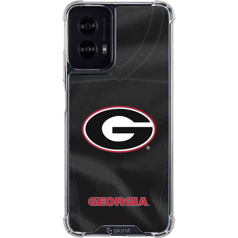 University of Georgia Black Jersey Moto G Power 5G (2024) Clear Case