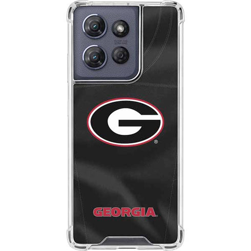 University of Georgia Black Jersey Moto G Stylus 5G (2025) Clear Case