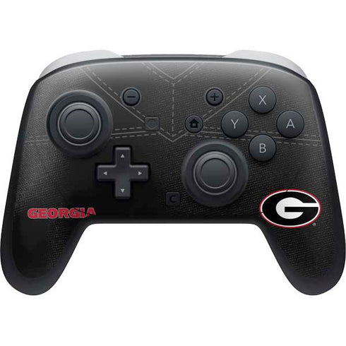 University of Georgia Black Jersey Nintendo Switch 2 (2025) Pro Controller Skin