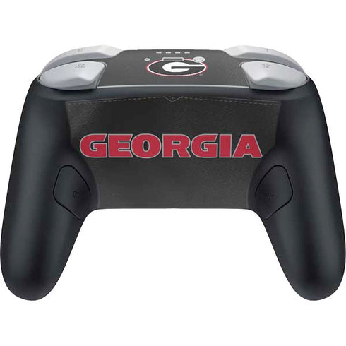 University of Georgia Black Jersey Nintendo Switch 2 (2025) Pro Controller Skin