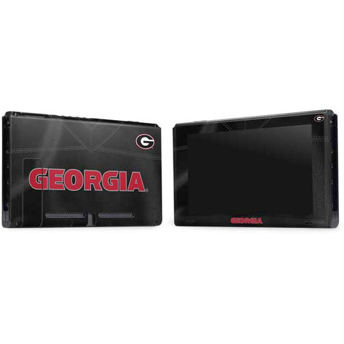 University of Georgia Black Jersey Nintendo Switch Bundle Skin
