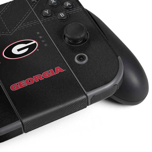 University of Georgia Black Jersey Nintendo Switch Bundle Skin