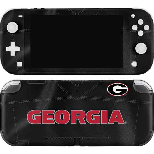 University of Georgia Black Jersey Nintendo Switch Lite Skin