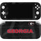 University of Georgia Black Jersey Nintendo Switch Lite Skin