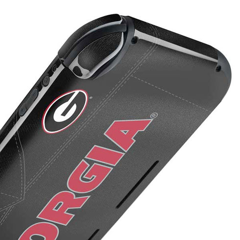 University of Georgia Black Jersey Nintendo Switch Lite Skin