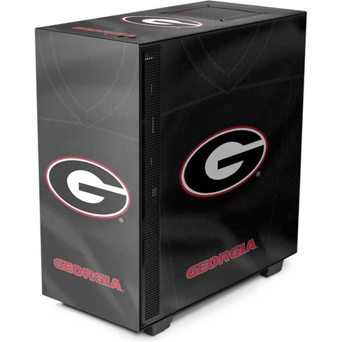University of Georgia Black Jersey NZXT H510 Compact ATX Mid-Tower Case Skin
