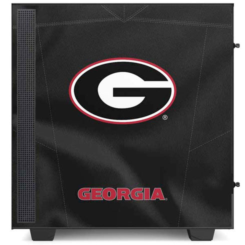 University of Georgia Black Jersey NZXT H510 Compact ATX Mid-Tower Case Skin