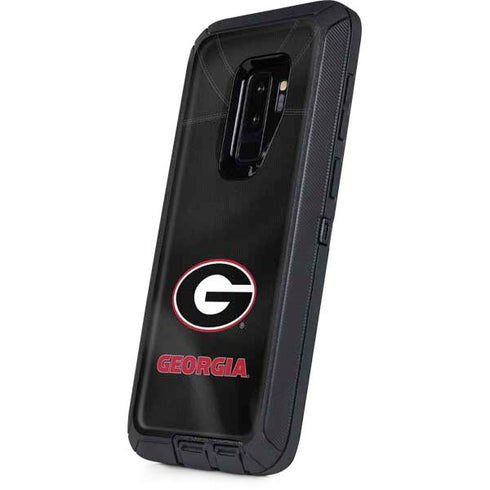 University of Georgia Black Jersey Otterbox Defender Galaxy Skin