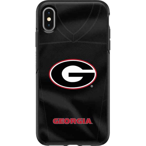 University of Georgia Black Jersey Otterbox Symmetry iPhone Skin
