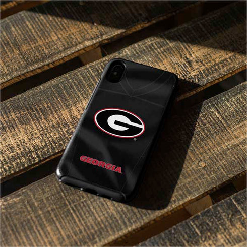University of Georgia Black Jersey Otterbox Symmetry iPhone Skin