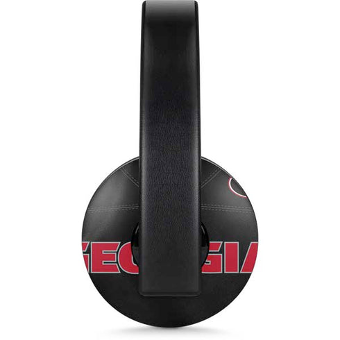 University of Georgia Black Jersey PlayStation 4 Gold Wireless Headset Skin