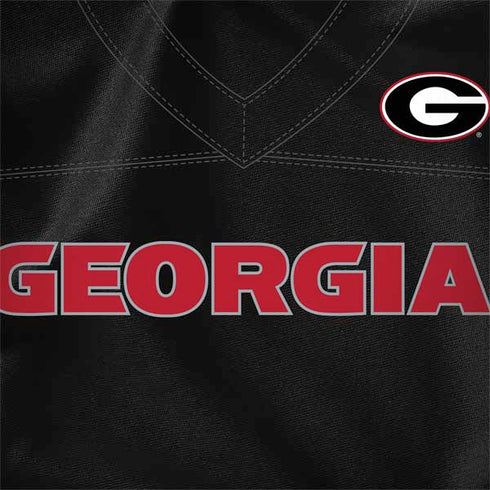 University of Georgia Black Jersey PlayStation 4 Gold Wireless Headset Skin