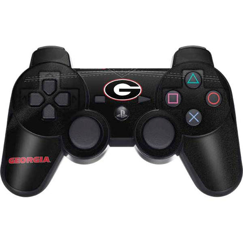University of Georgia Black Jersey PS3 Dual Shock wireless controller Skin