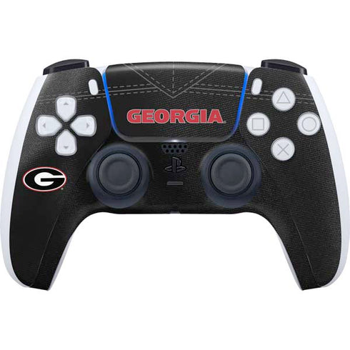 University of Georgia Black Jersey PS5 Controller Skin