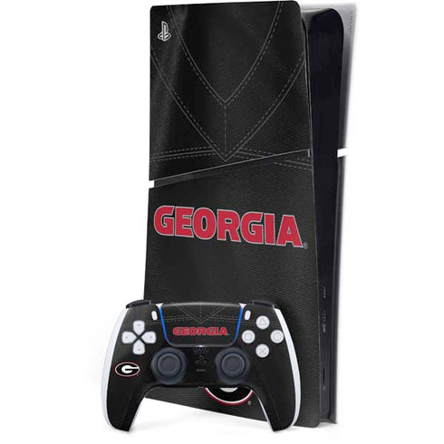 University of Georgia Black Jersey PS5 Slim Digital Edition Bundle Skin