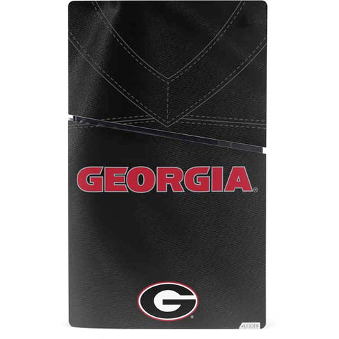 University of Georgia Black Jersey PS5 Slim Digital Edition Console Skin