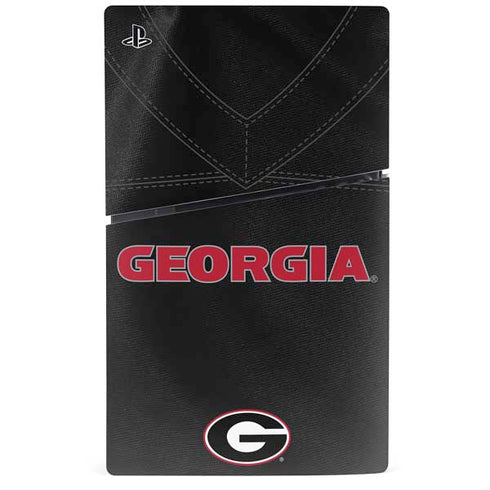University of Georgia Black Jersey PS5 Slim Disk Bundle Skin