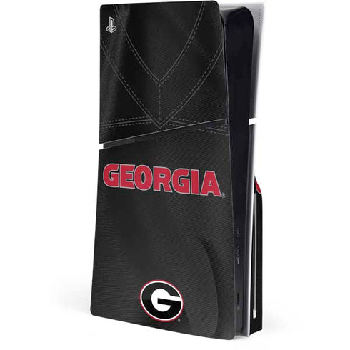 University of Georgia Black Jersey PS5 Slim Disk Console Skin