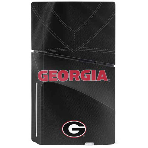 University of Georgia Black Jersey PS5 Slim Disk Console Skin