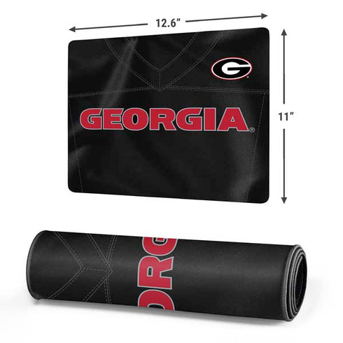 University of Georgia Black Jersey Gaming Mouse Pad