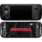 University of Georgia Black Jersey Steam Deck Handheld Gaming Computer OLED Skin