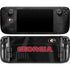 University of Georgia Black Jersey Steam Deck Handheld Gaming Computer OLED Skin