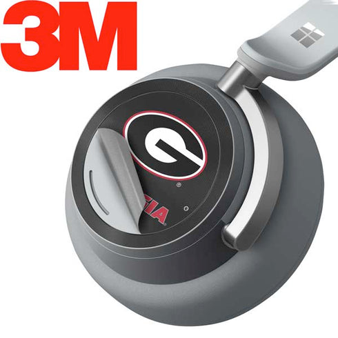 University of Georgia Black Jersey Surface Headphones Skin