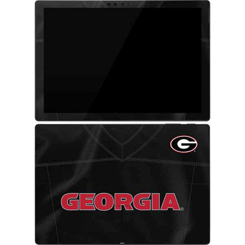 University of Georgia Black Jersey Surface Pro 7 Skin