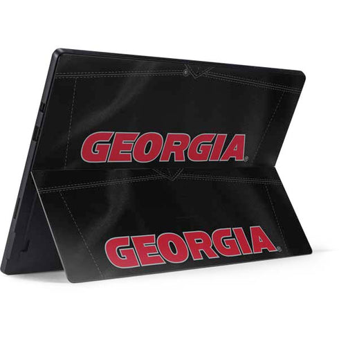 University of Georgia Black Jersey Surface Pro 7 Skin
