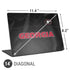 University of Georgia Black Jersey Universal Laptop 14in (11.4 x 8.2in) Skin
