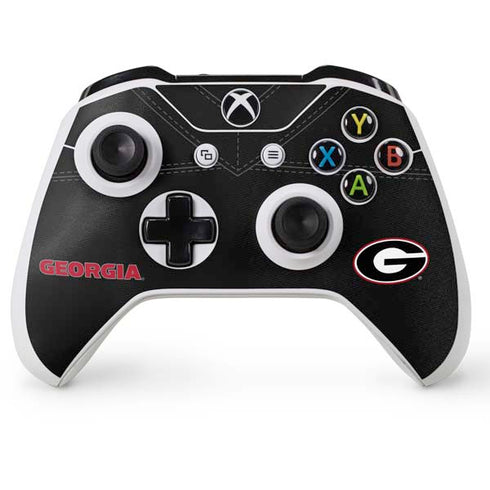 University of Georgia Black Jersey Xbox One S Console and Controller Bundle Skin