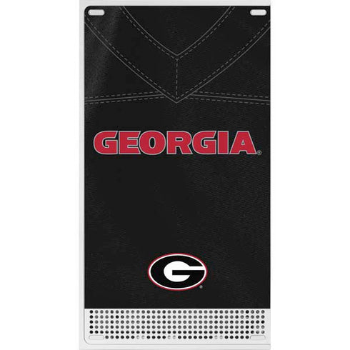 University of Georgia Black Jersey Xbox Series S Console Skin