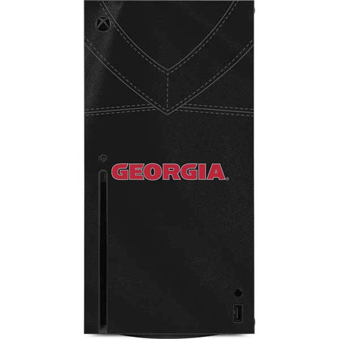University of Georgia Black Jersey Xbox Series X Console Skin