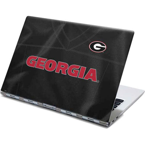 University of Georgia Black Jersey Yoga 910 2-in-1 14in Touch-Screen Skin