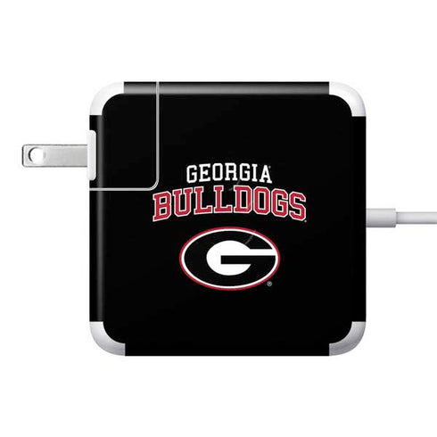University of Georgia Bulldogs 85W Power Adapter (15 and 17 inch MacBook Pro Charger) Skin
