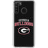 University of Georgia Bulldogs Galaxy A21 Clear Case