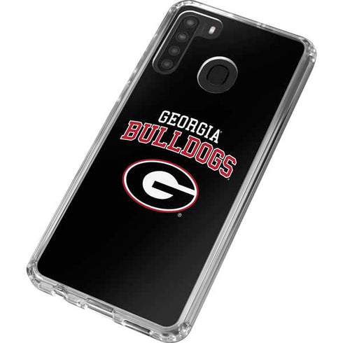 University of Georgia Bulldogs Galaxy A21 Clear Case