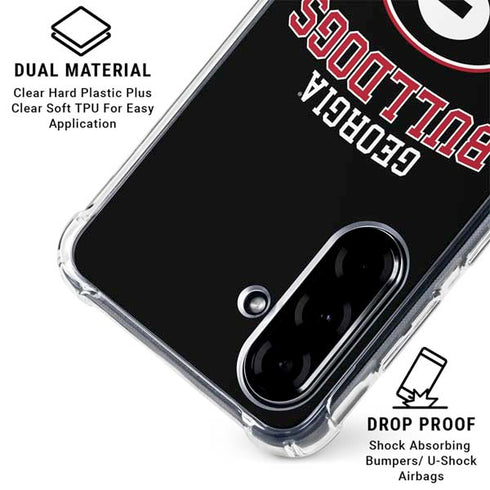 University of Georgia Bulldogs Galaxy A36 5G Clear Case