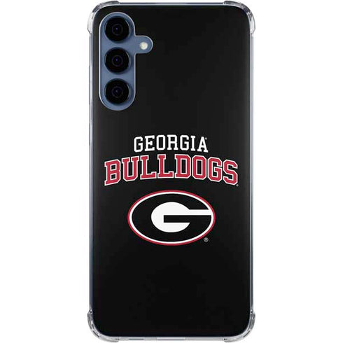 University of Georgia Bulldogs Galaxy A55 5G Clear Case