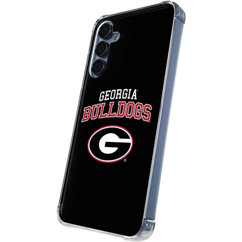 University of Georgia Bulldogs Galaxy A55 5G Clear Case