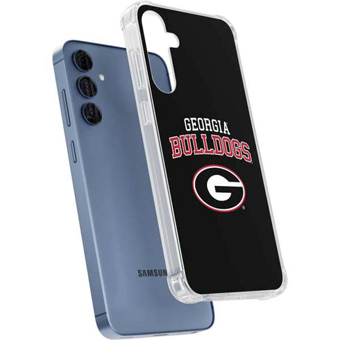 University of Georgia Bulldogs Galaxy A55 5G Clear Case