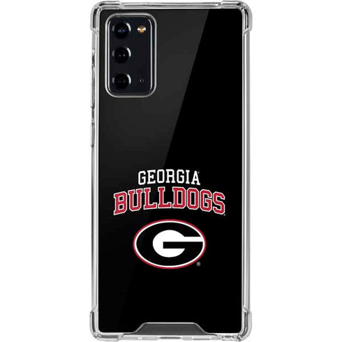 University of Georgia Bulldogs Galaxy Note20 5G Clear Case