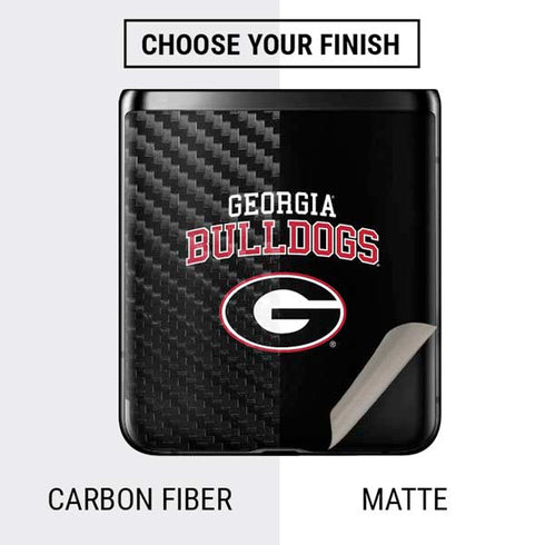 University of Georgia Bulldogs Galaxy Z Flip Skin