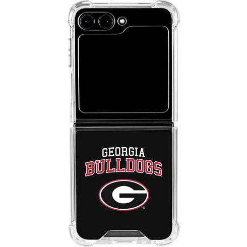 University of Georgia Bulldogs Galaxy Z Flip6 Clear Case