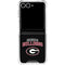 University of Georgia Bulldogs Galaxy Z Flip7 Clear Case