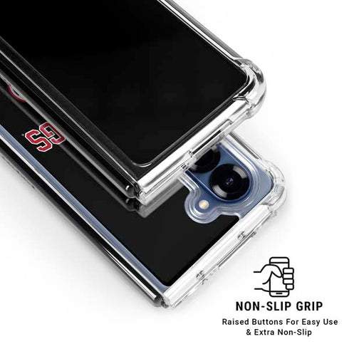 University of Georgia Bulldogs Galaxy Z Fold6 Clear Case