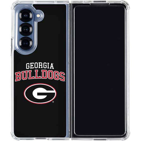 University of Georgia Bulldogs Galaxy Z Fold7 Clear Case