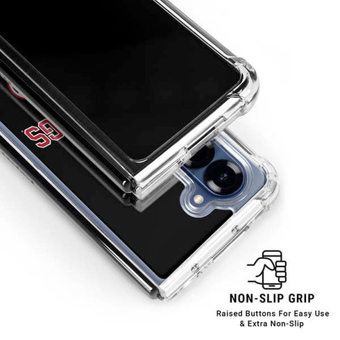 University of Georgia Bulldogs Galaxy Z Fold7 Clear Case